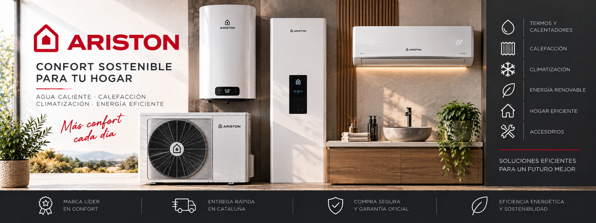 Ariston: termos, aerotermia, calefacción y agua caliente | Electromarpi