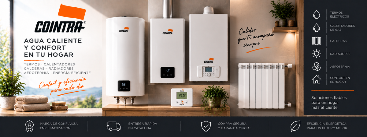 Cointra: termos, calentadores, calderas y calefacción | Electromarpi