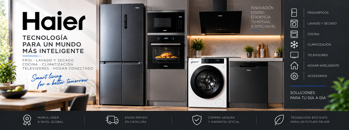 Haier: frigoríficos, lavado, climatización y hogar conectado | Electromarpi