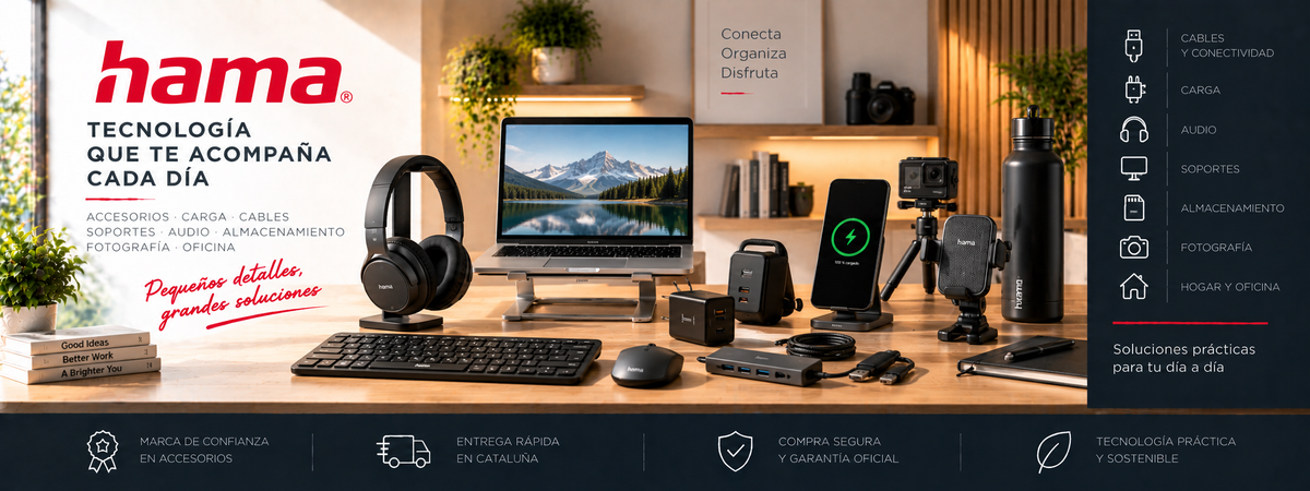 Hama: accesorios, conectividad, Smart Home y tecnología | Electromarpi