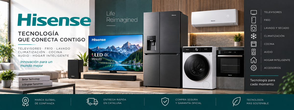 Hisense: televisores, frío, lavado, climatización y hogar | Electromarpi