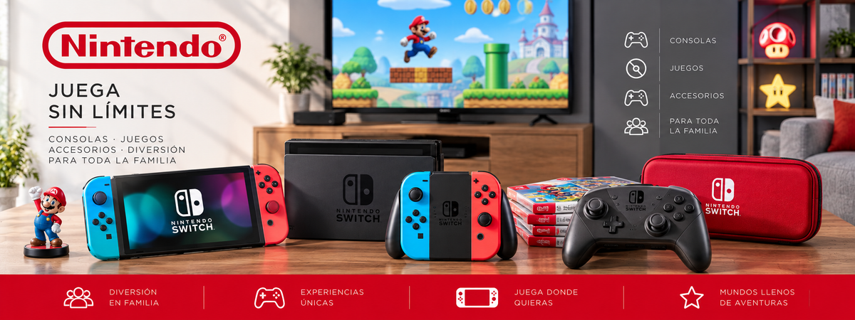Nintendo: consolas, videojuegos y accesorios | Electromarpi