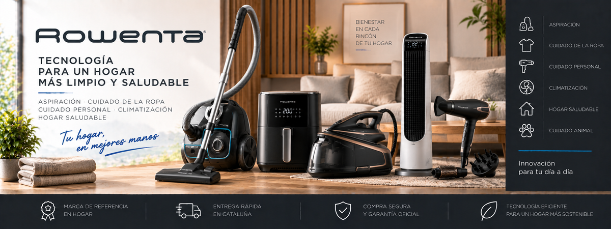 Rowenta: aspiración, planchado, climatización y cuidado personal | Electromarpi