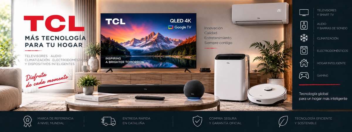 TCL: televisores, monitores, smartphones, tablets y climatización | Electromarpi