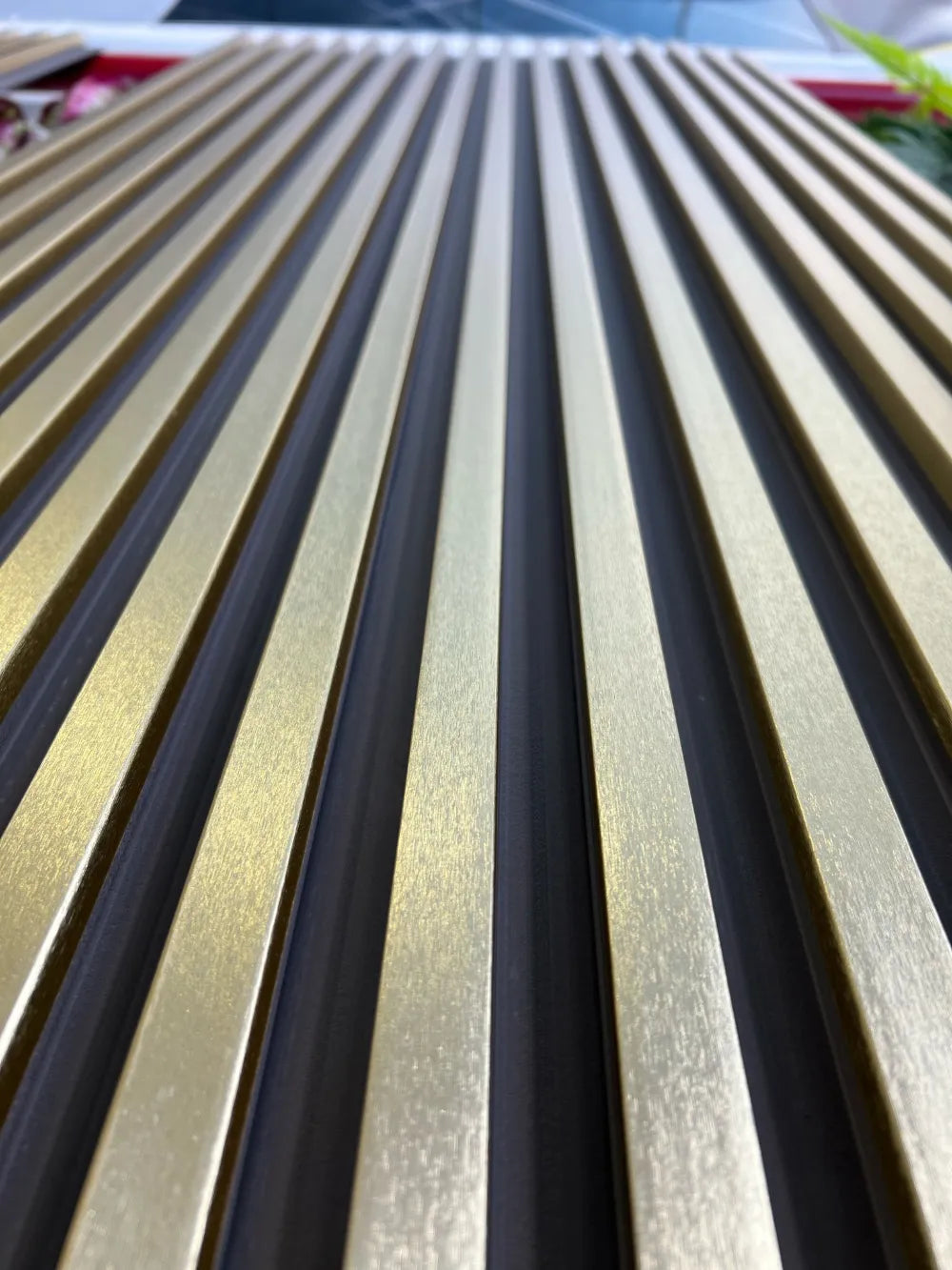 Listón decorativo PVC Dorado Regular 290 x 16 cm