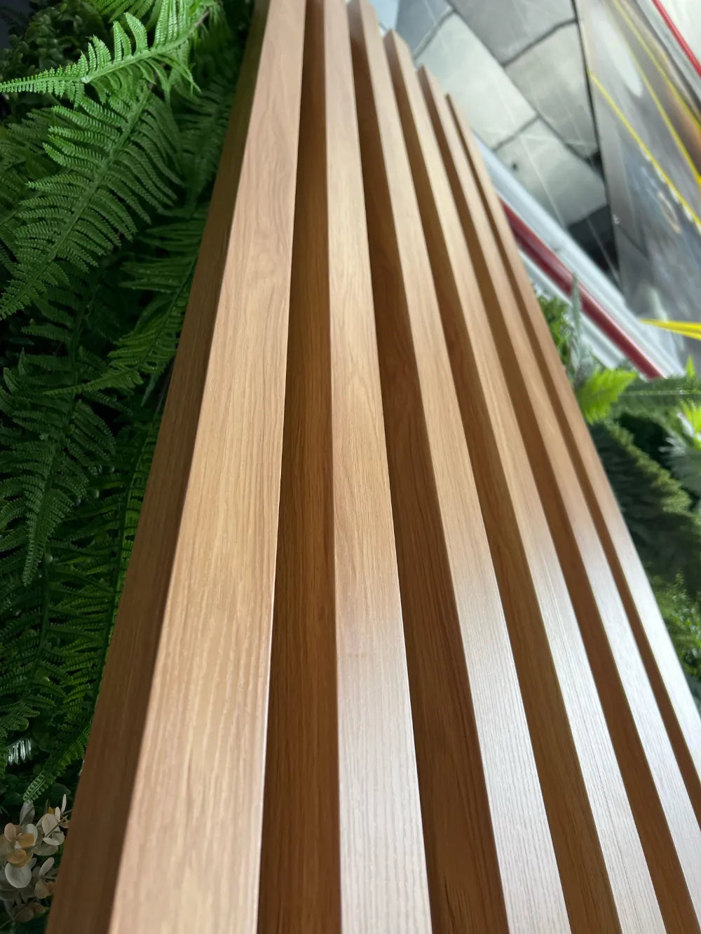 Separador de ambientes PVC 50x50 Madera 290 cm