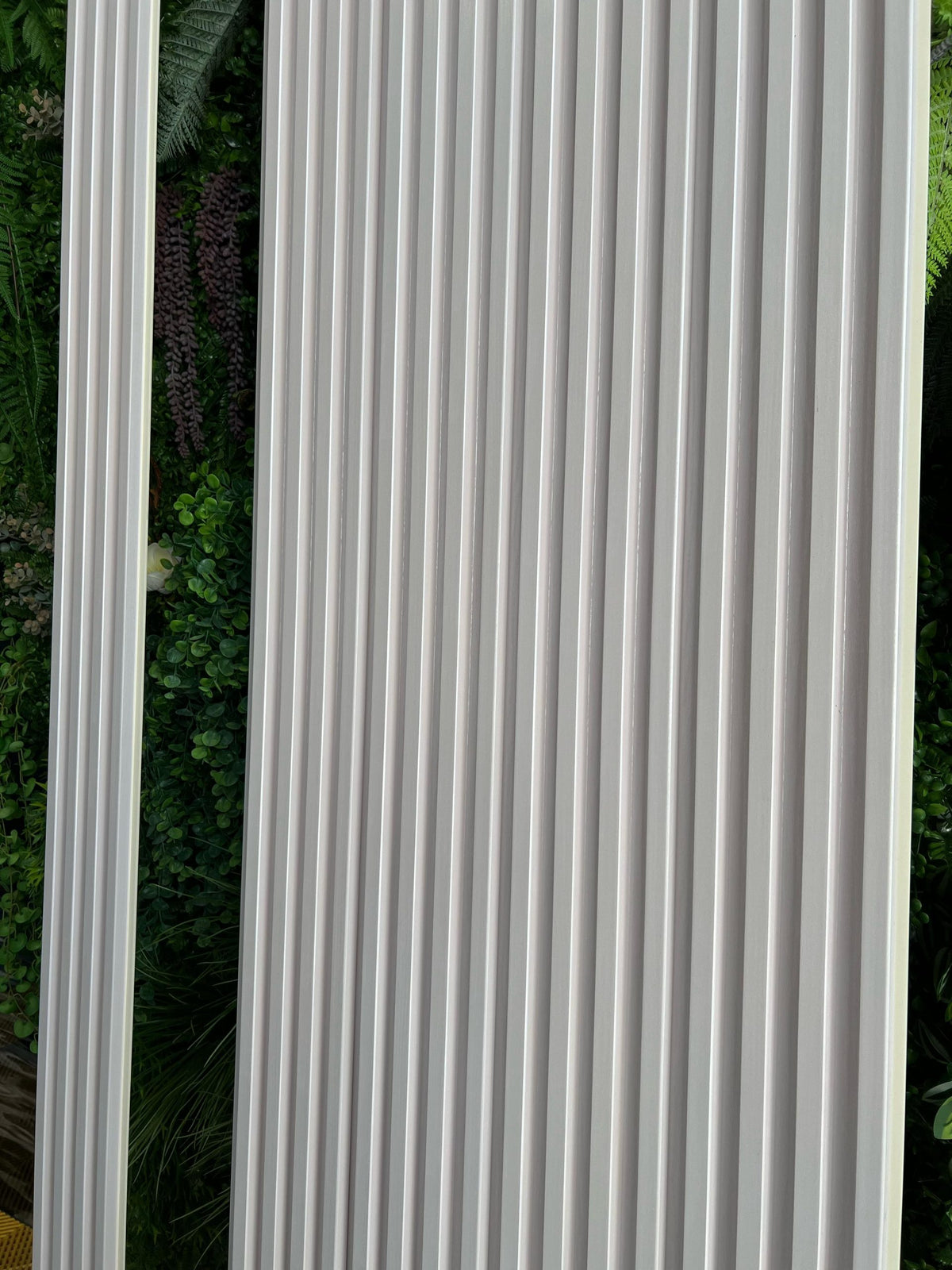 Listón decorativo PVC Blanco Regular 290 x 16 cm