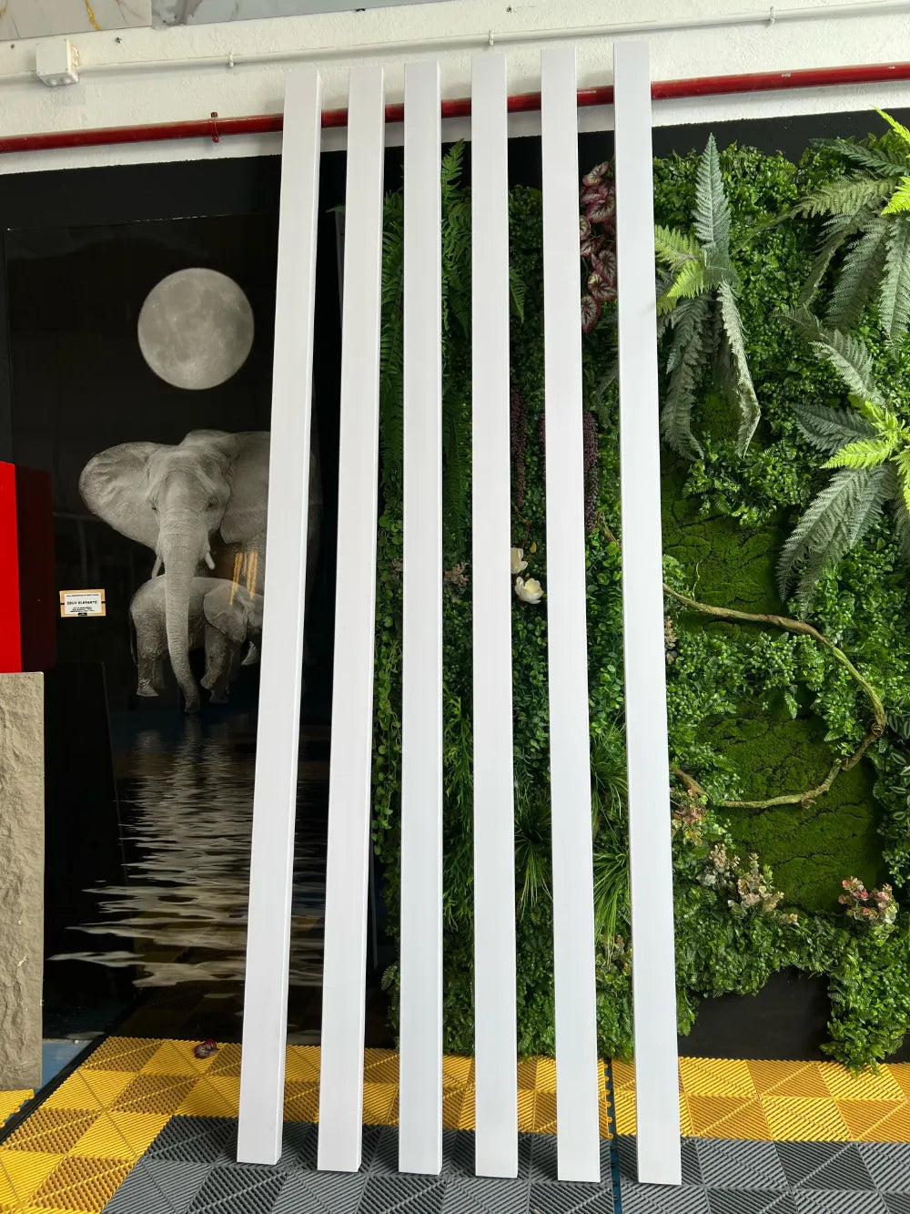 Separador de ambientes PVC 100x50 Blanco 290 cm