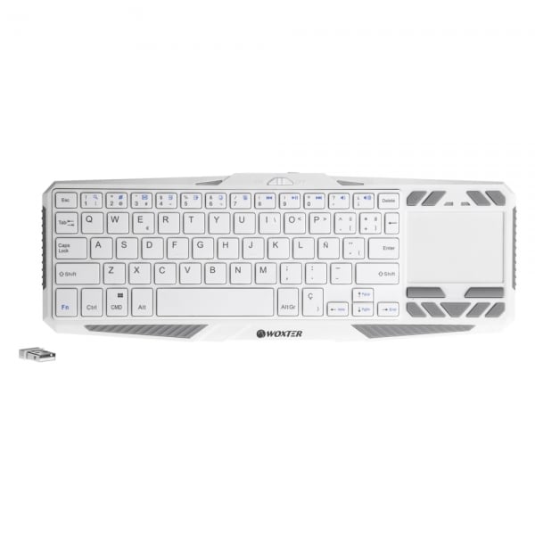 TECLADO+PAD WOXTER TV 920 WHITE WIRELESS