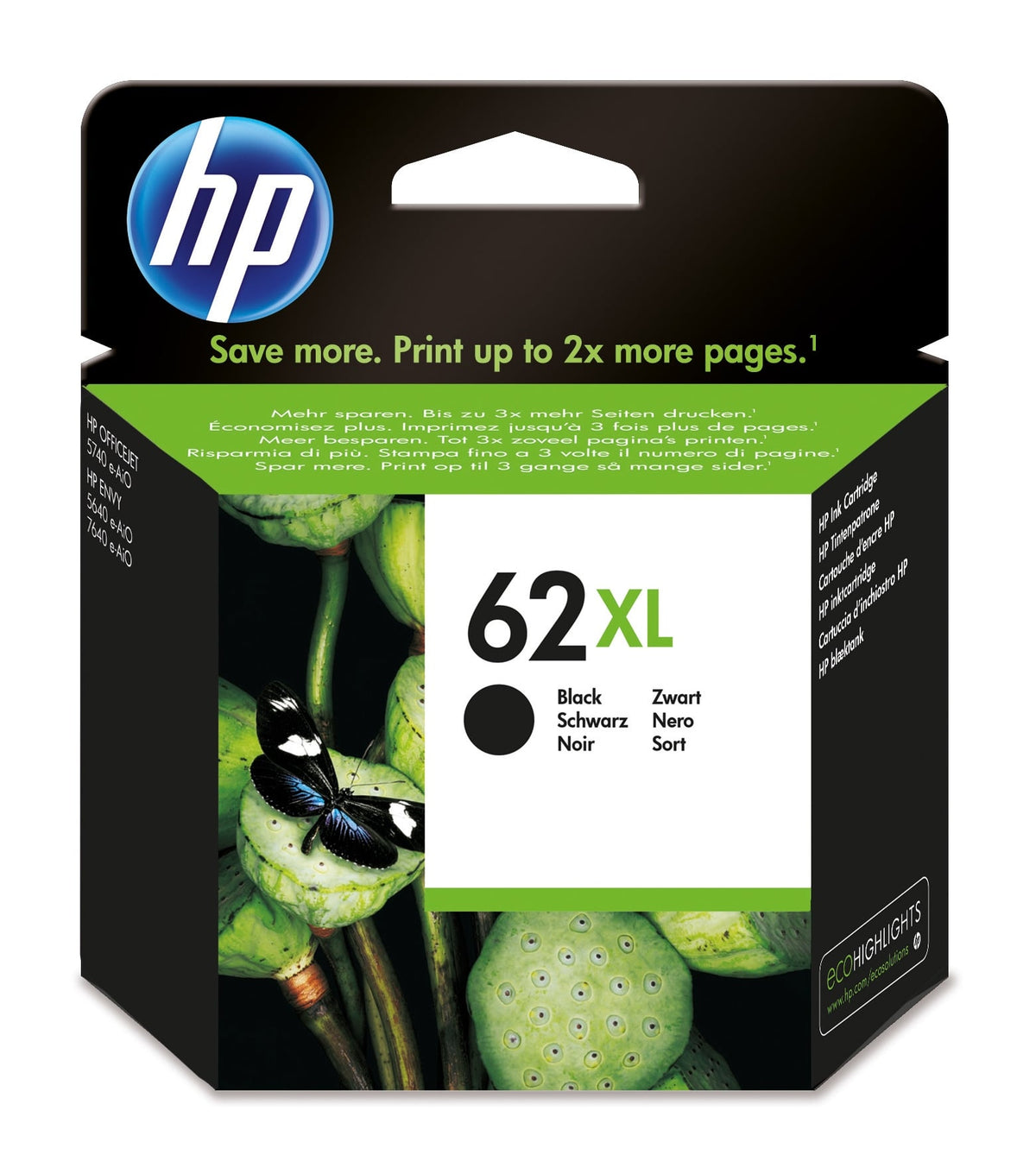 TINTA HP 62XL NEGRO C2P05AE