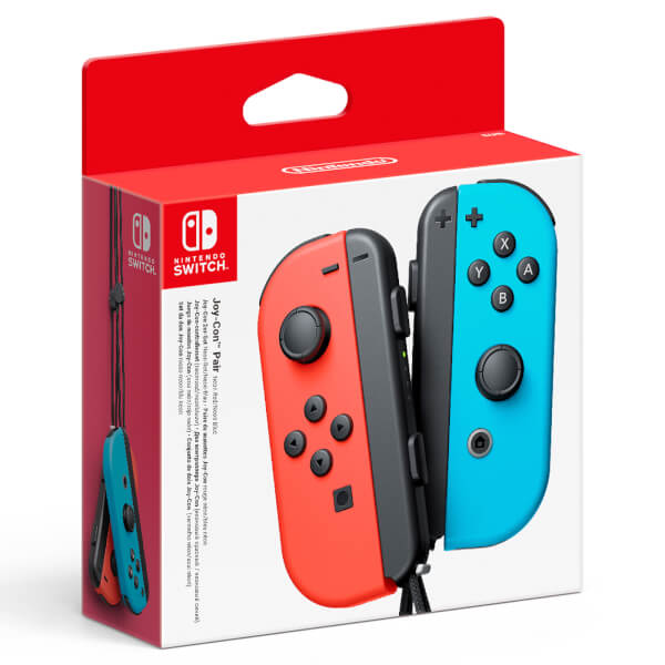 MANDO NINTENDO SWITCH SET IZQ/DER AZUL NEON/ROJO