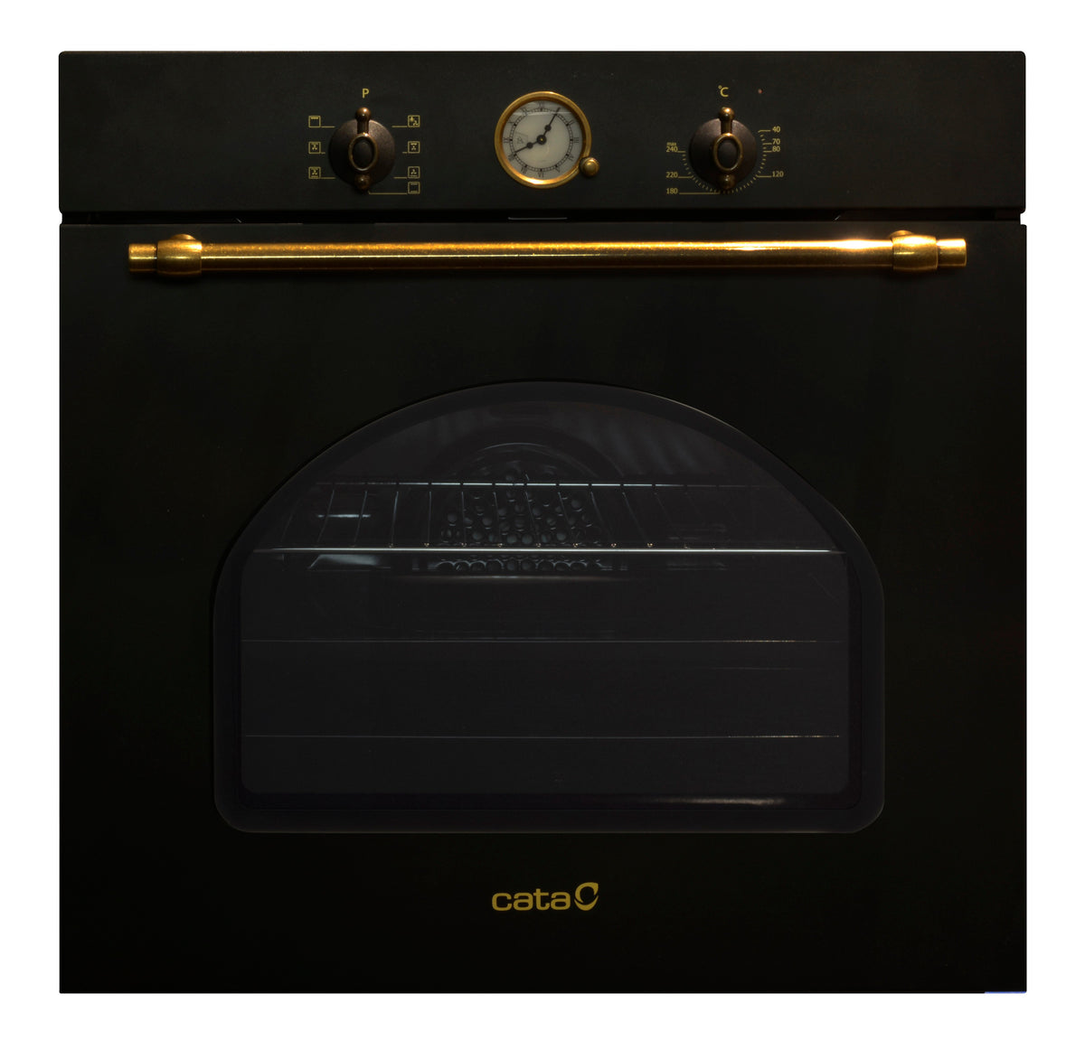 HORNO CATA MRA7108BK RUSTICO NEGRO