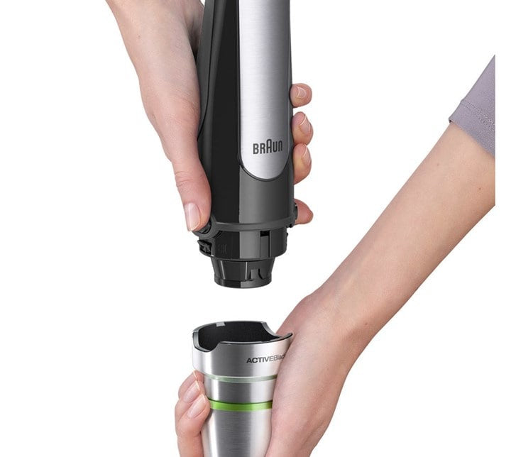 BATID. BRAUN MQ7045X 1000W C/A PIE INOX INOX/NEGRO