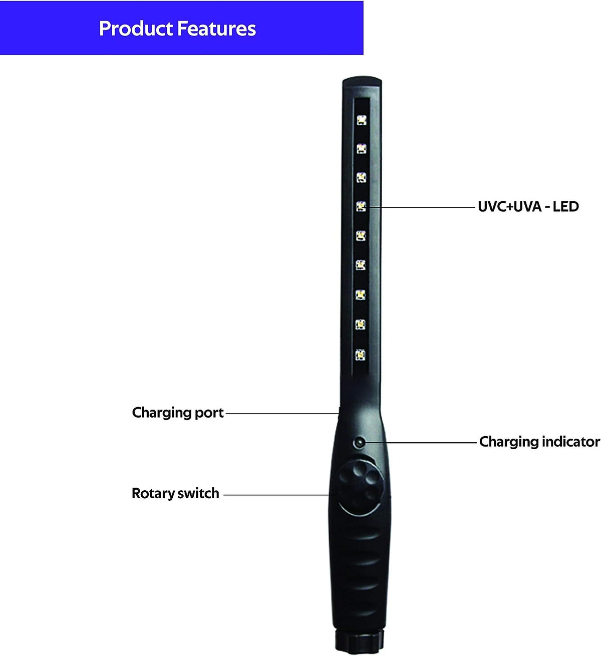 LUZ ULTRAVIOLETA ESTERILIZADORA QBA UV-C QBA05