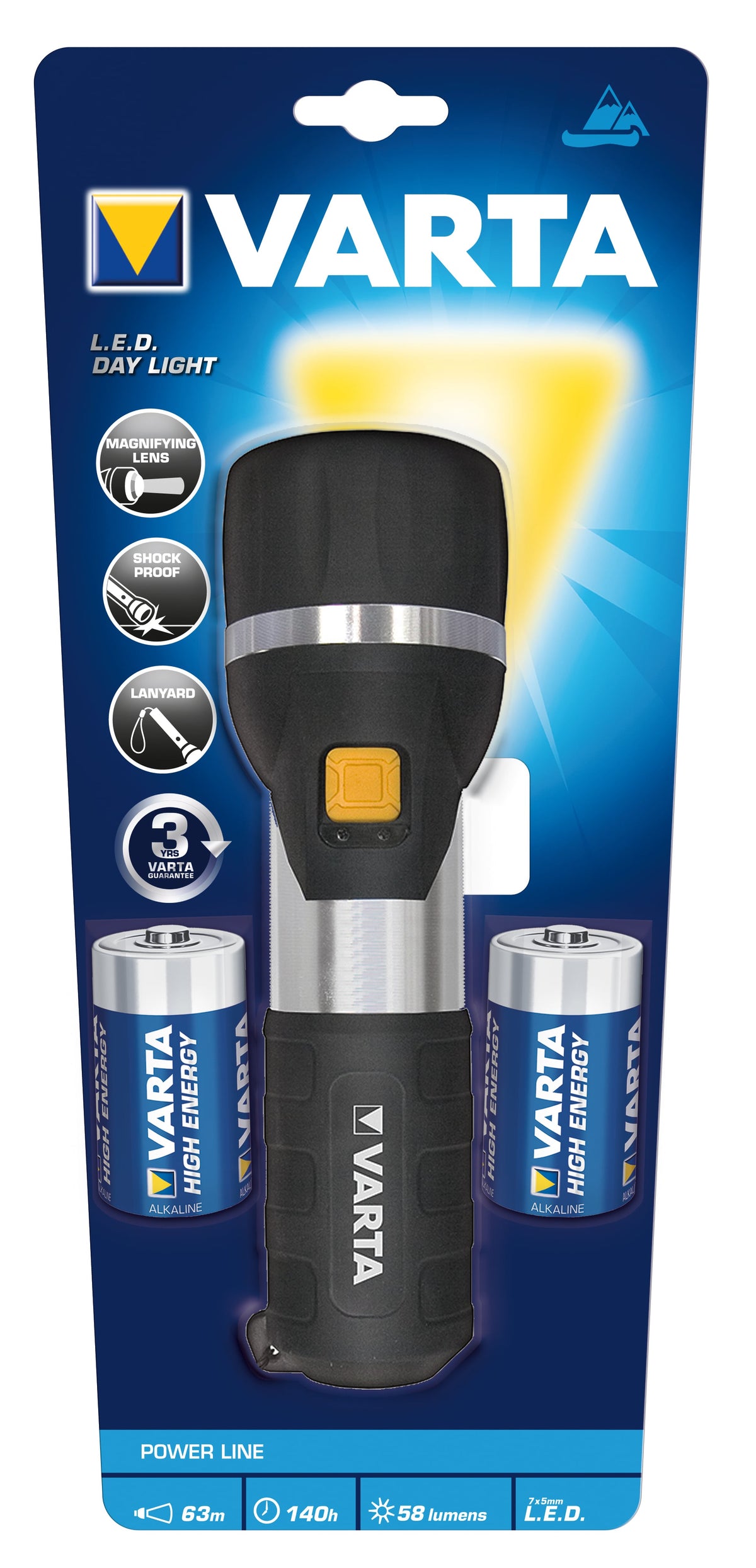 LINTERNA VARTA DAY LIGHT 70 LUMEN MULTI LED F30