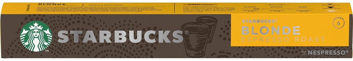 ESTUCHE NESPRESSO 6220713 STARBU.BLONDE ESPRE.10C