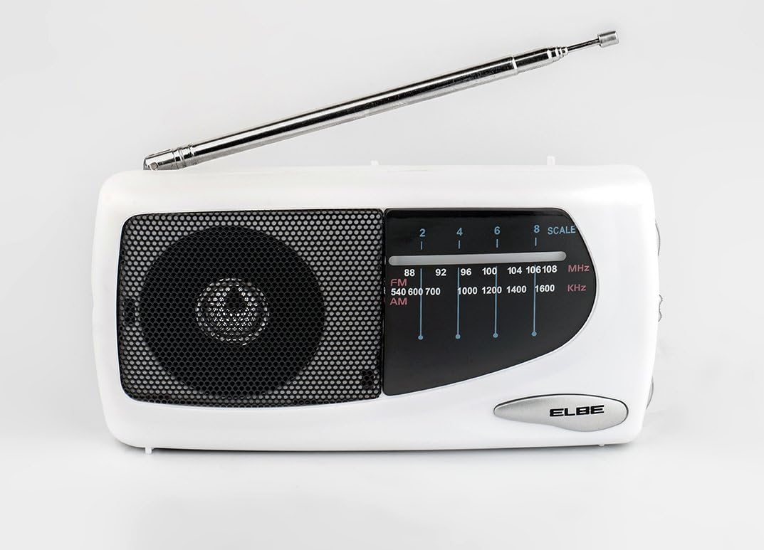 TRANSISTOR ELBE RF52 PORTATIL ALTAVOZ BLANCO