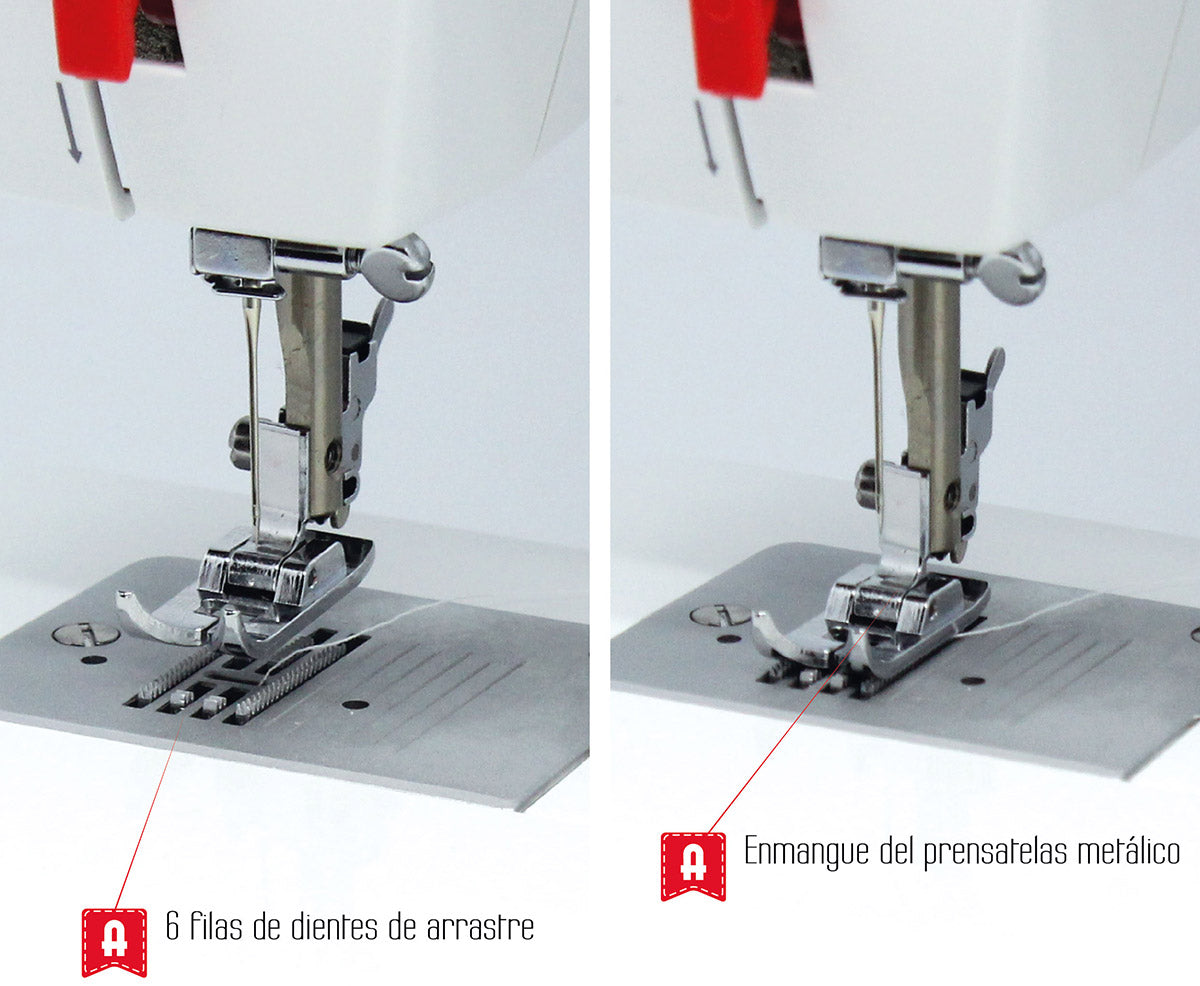 MAQUINA COSER ALFA 720+ 9 PUNTADAS LUZ LED