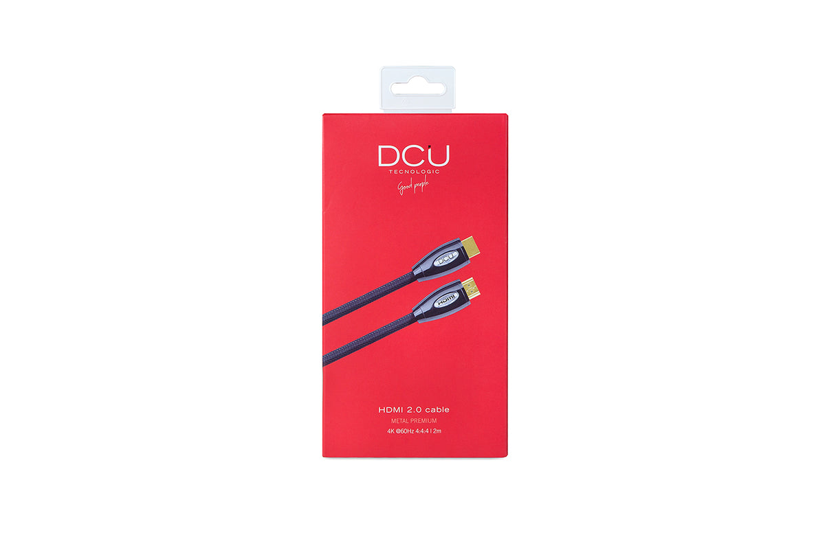 CABLE DCU HDMI METAL PREMIUM 4K 1M