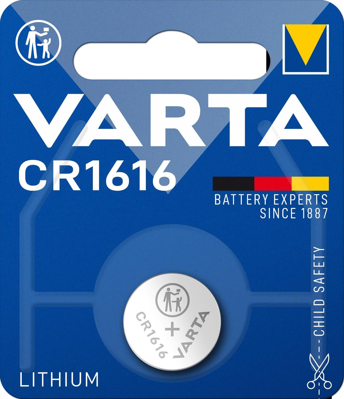 PILA VARTA CR1616 LITIO 3V 1 BLISTER