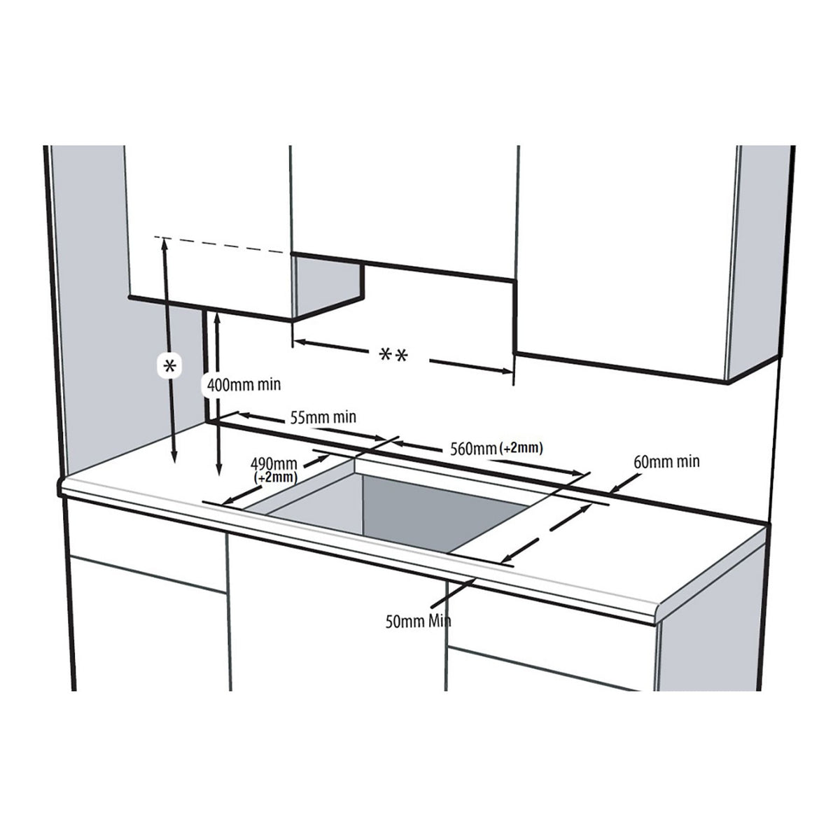 ENCIM. BEKO HII63205MT 3F 32CM INDUCCION