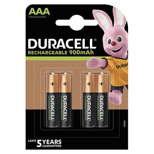 PILA DURACELL RECARGABLE AAA (HR03) 900MAH 1 BLIST