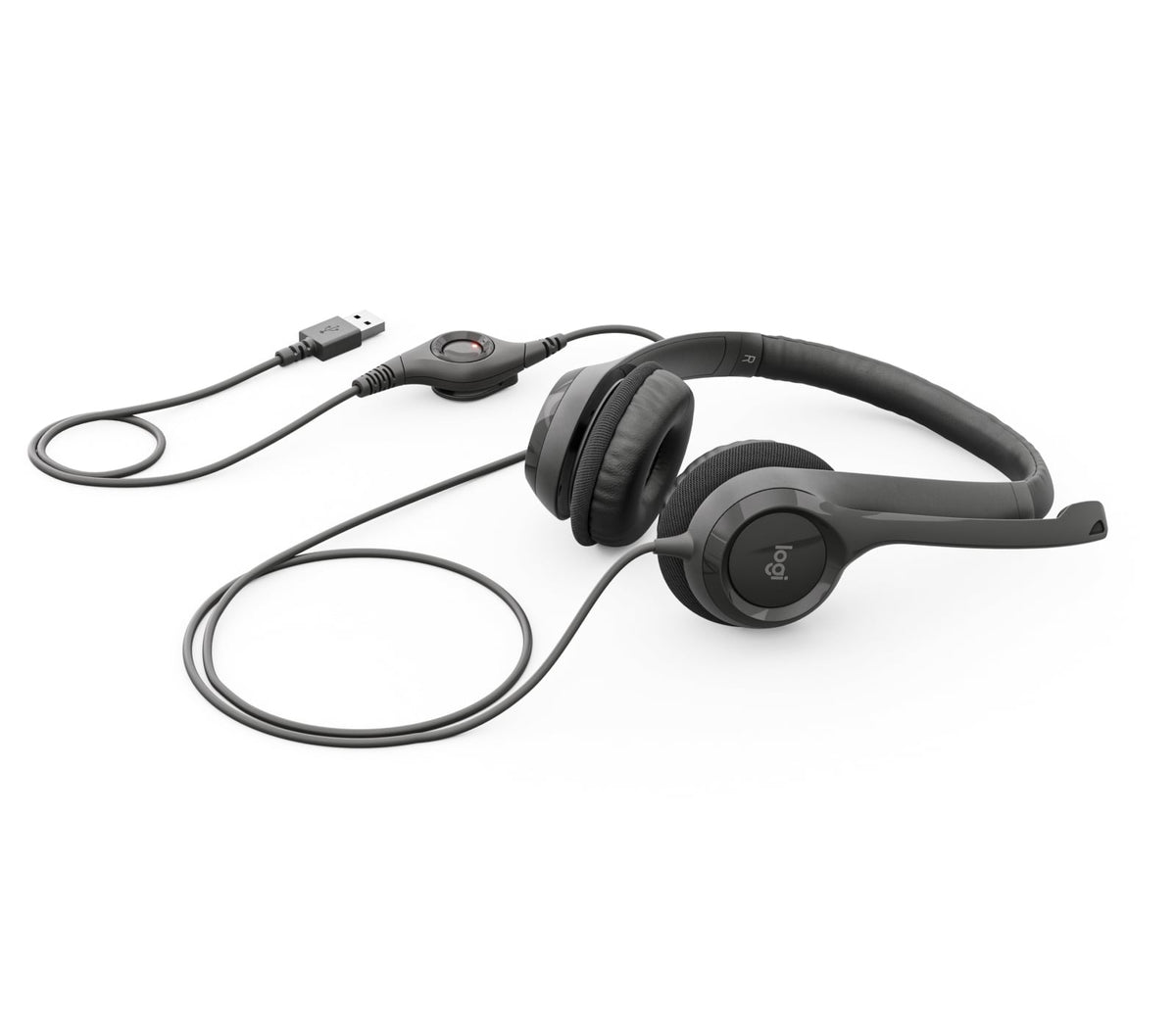 AURICULARES LOGITECH USB HEADSET H390 MICROFONO
