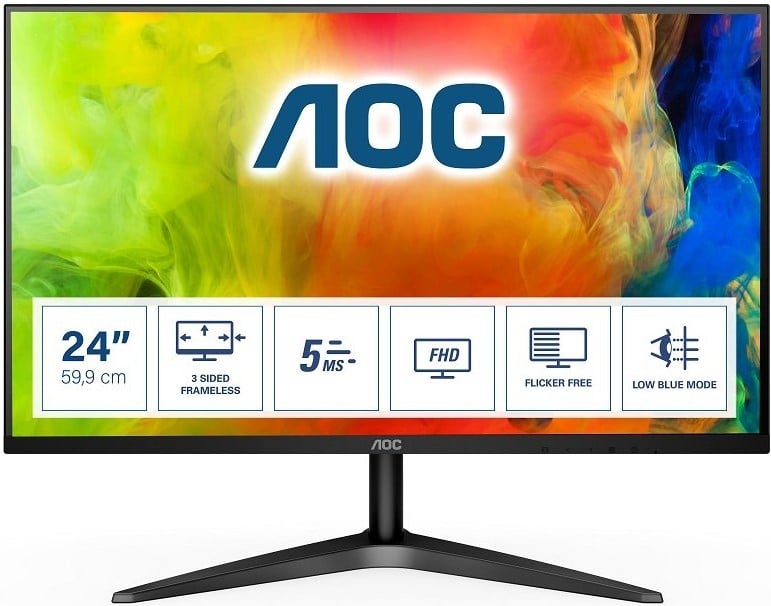 MONITOR AOC 23.6" 24B1H FHD/HDMI/ULTRASLIM