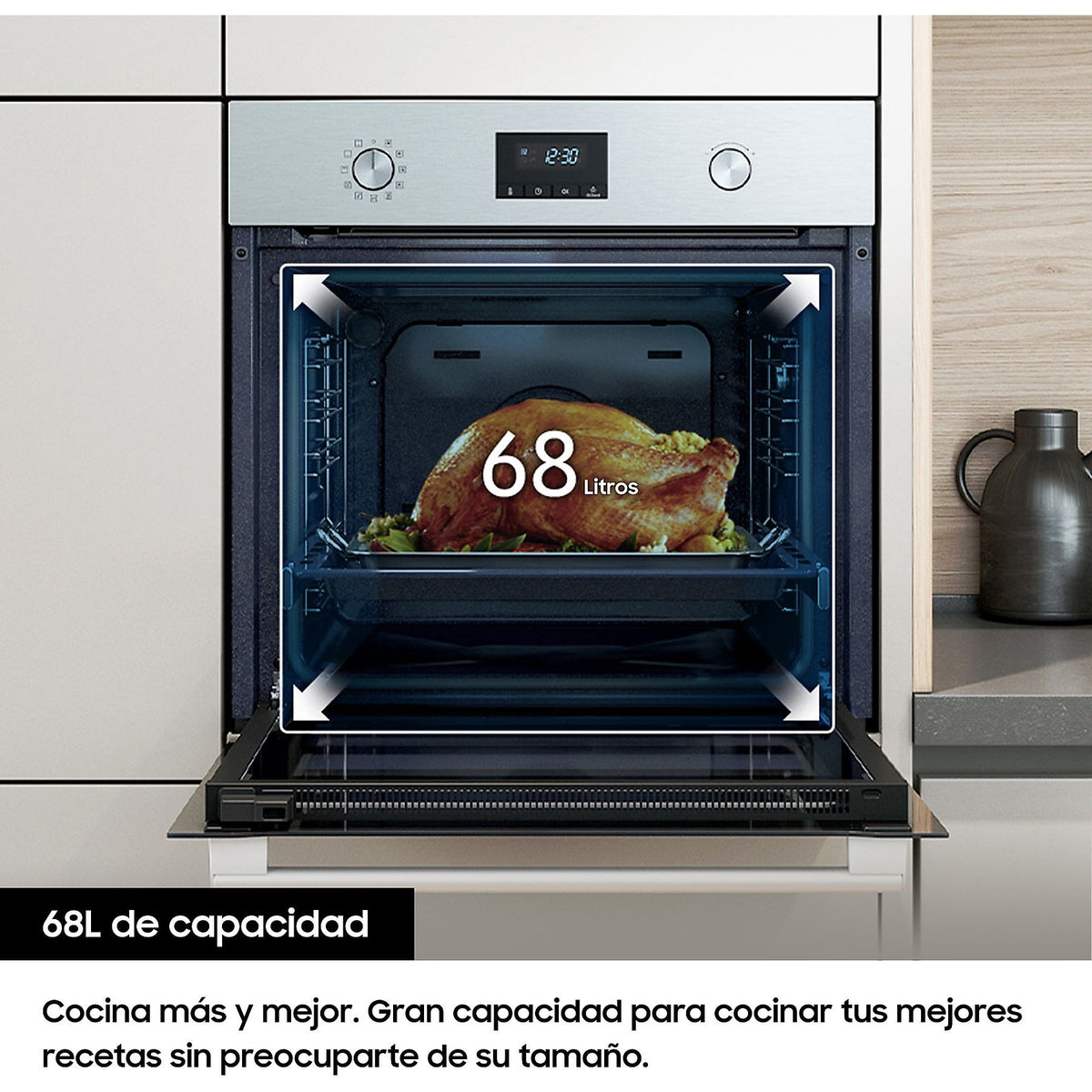 Samsung NV68A1170BS – bandeja y cavidad