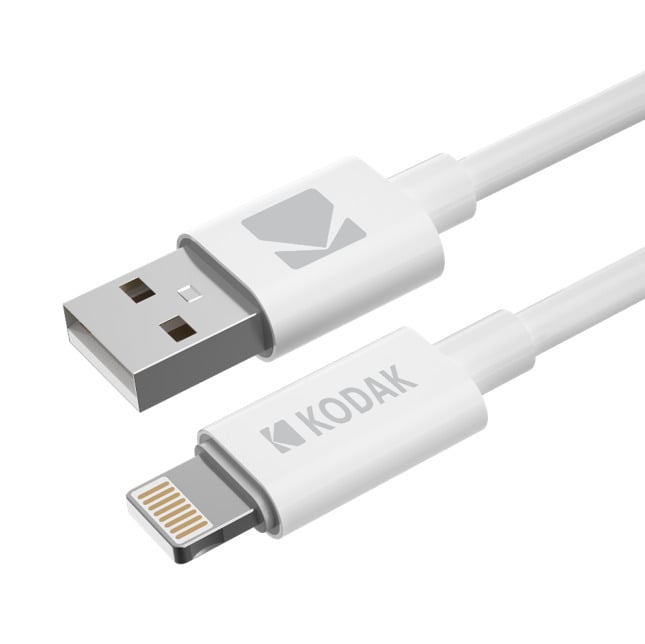 CABLE KODAK LIGHTNING a USB A 1M BLANCO
