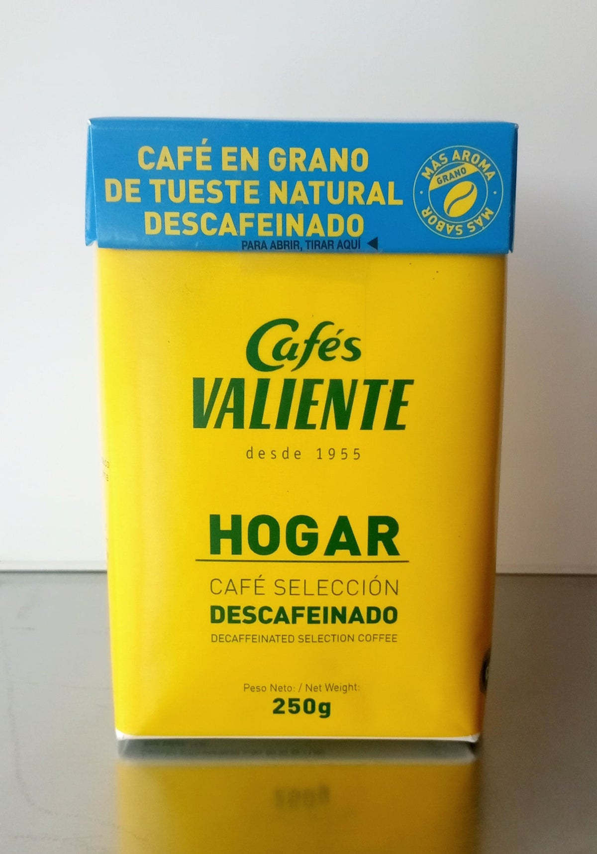 CAFE GRANO VALIENTE HOGAR DESCAFEINADO 250G 106042