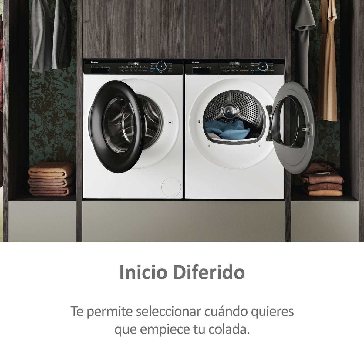 SECADORA HAIER HD90A2939IB 9K BC BCA DSP (A++)