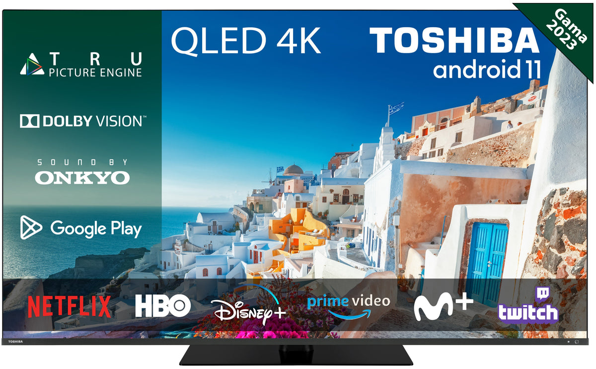 TV TOSHIBA 65" 65QA7D63DG UHD QLED ANDROIDTV PEANA