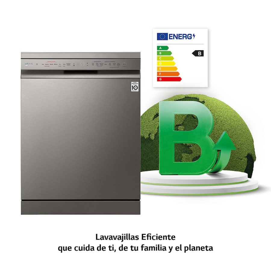 LVJ. LG DF365FPS INOX INV. 3ªBAND QUADW DSP