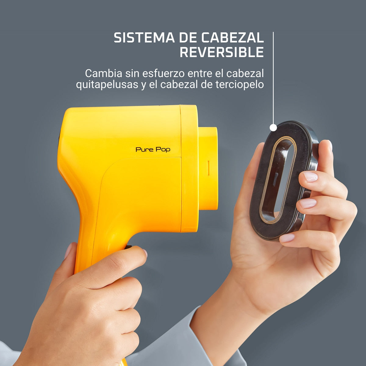 PLANCHA VERTICAL ROWENTA DR2026 PURE POP AMARILLO