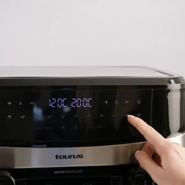 FREIDORA AIRE TAURUS DIGITAL DUO 4,5X2 9L SINCRO