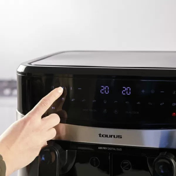FREIDORA AIRE TAURUS DIGITAL DUO 4,5X2 9L SINCRO