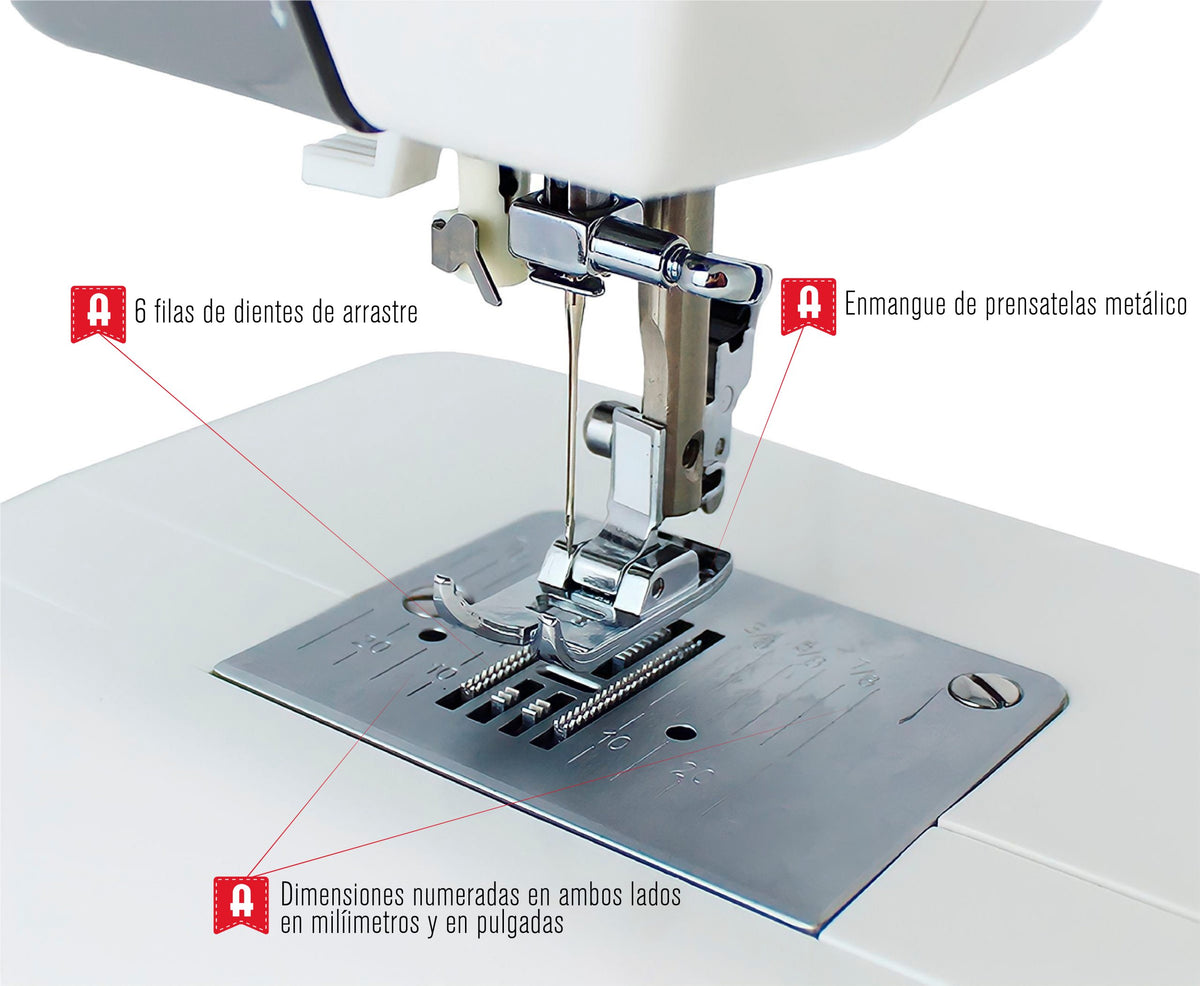 MAQUINA COSER ALFA NEXT 830+ ENHEBRA AUTO 19PUNT