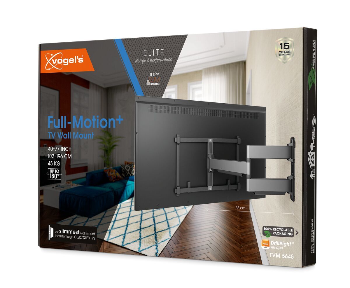 SOPORTE TV VOGEL'S 5645 FULL MOTION+ MOUNT LAR BLA