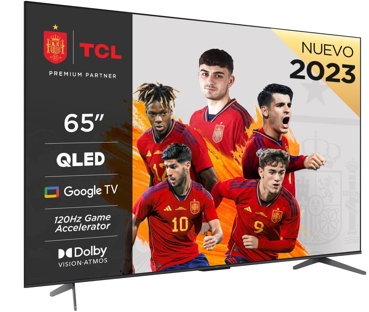 TV TCL 65" 65C649 UHD QLED GOOGLETV GAME MASTER