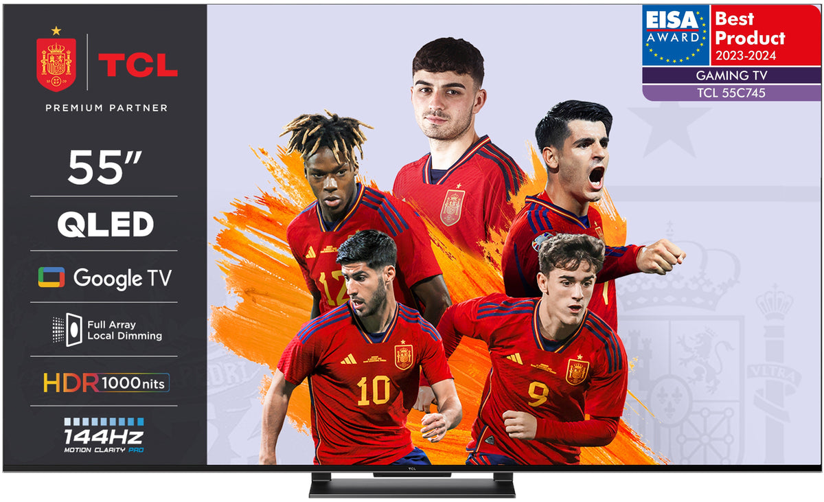 TV TCL 55" 55C745 UHD QLED FULLARRAY GOOGLETV 144H
