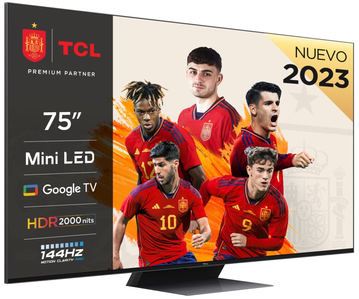 TV TCL 75" 75C845 UHD MINILED QLED GOOGLETV 144HZ