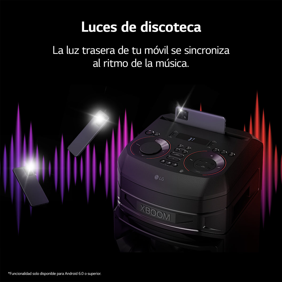 ALTAVOZ LG XBOOM RNC5 300W DJ FM/DAB+ BT 2XUSB
