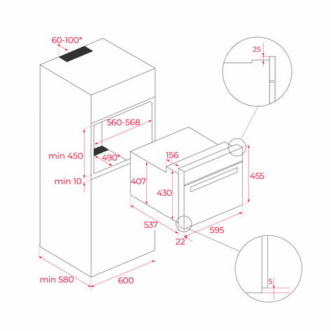 HORNO TEKA HLC8510P NEGRO 111130010