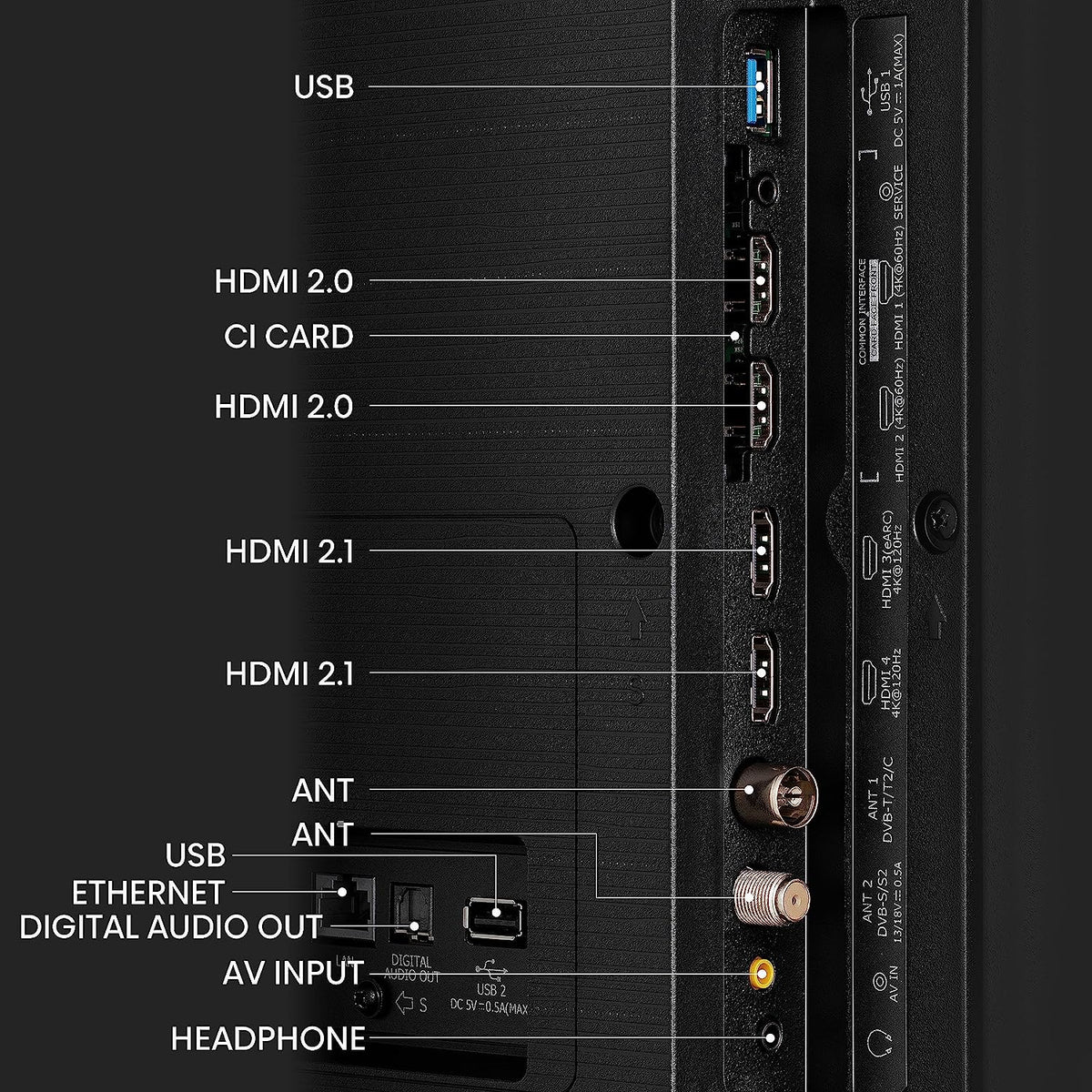 TV HISENSE 55" 55U7KQ UHD MINILED ULED QLED 144HZ