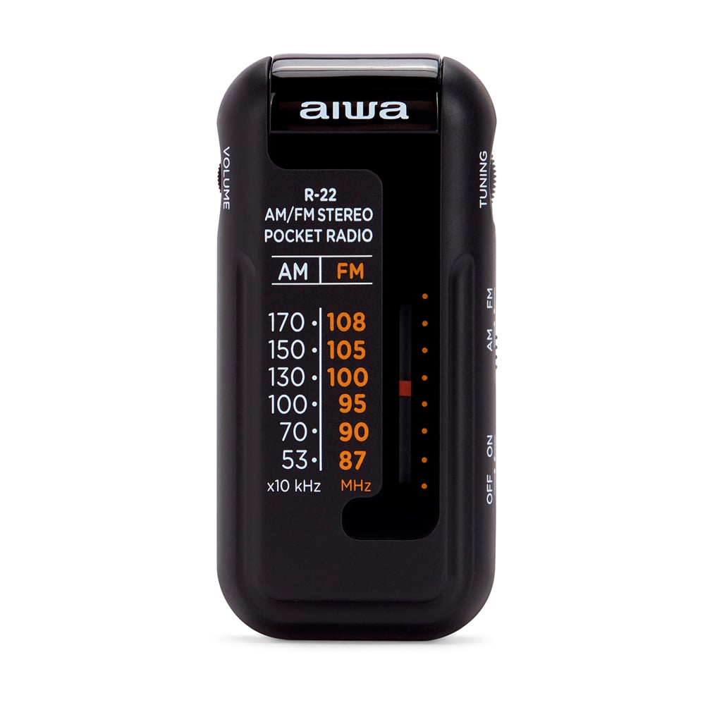 RADIO PORTATIL AIWA R22BK AM/FM COMPACTO BLACK