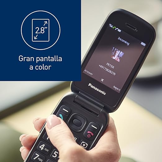 SENIORPHONE PANASONIC KXTU550EXR ROJO 4G