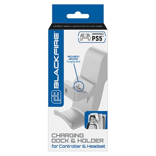 BASE DOCK BLACKFIRE PS5 CARGA + SOPORTE MANDOS