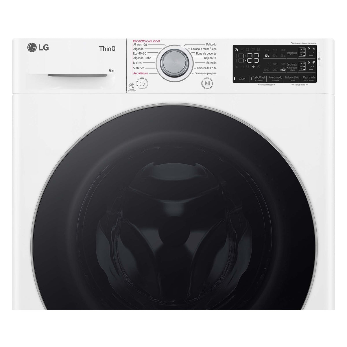 LVD. LG F4WR5509A1W 9K 1400R BCA ATD STEAM WIFI