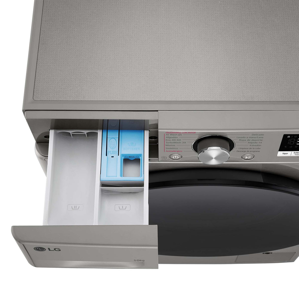 LVD. LG F4WR7010AGS 10K 1400R INOX STEAM+ WIFI